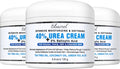 Ebanel Urea Cream 40% plus Salicylic Acid 2%, Foot Cream for Dry Cracked Heels Feet Knees Elbows Hands, Foot Dead Skin Cuticle Callus Remover Toenail Softener, Keratolytic Skin Barrier Repair, 3-Pack - Maple Wellness Supplements