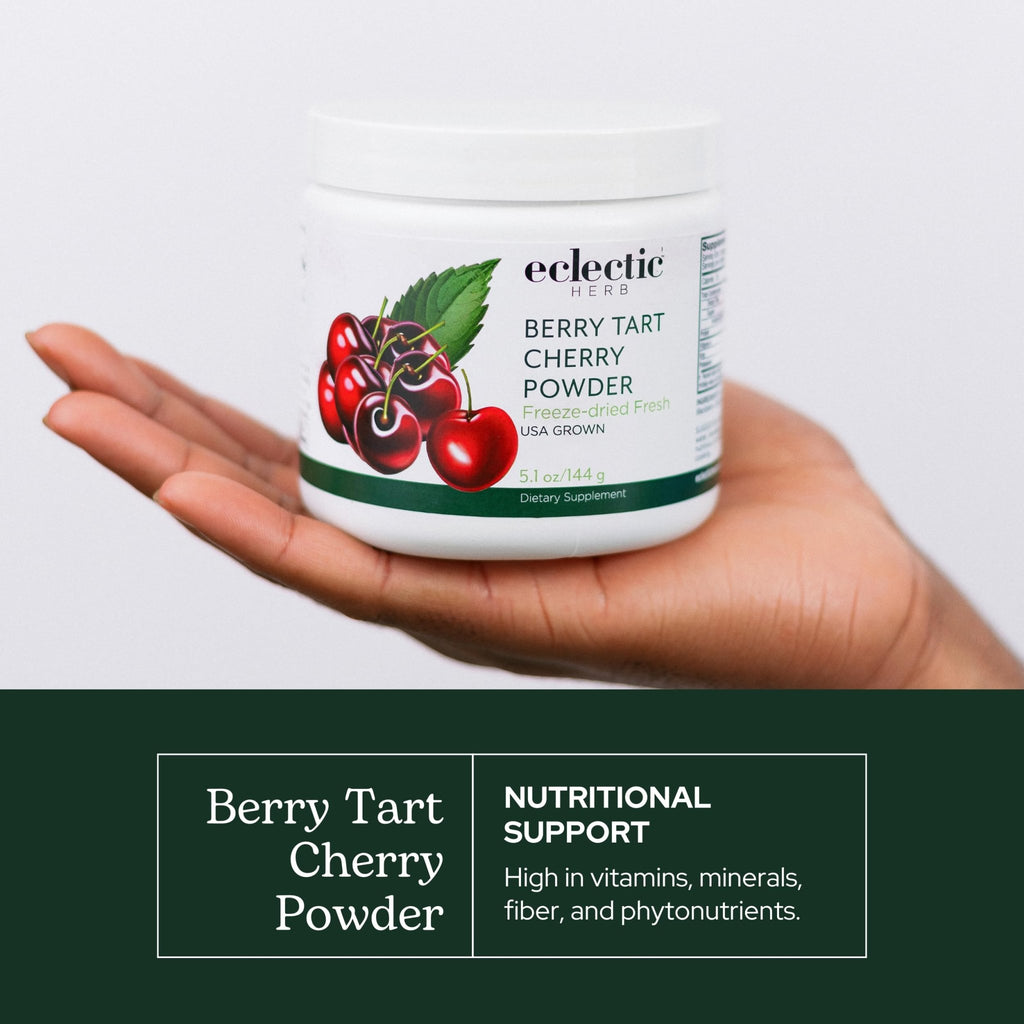 Eclectic Herb - Berry Tart Cherry Powder | Joint Support Supplement | Superfood Vitamin & Mineral Supplement | Freeze Dried, Vegan, Non-GMO, Gluten-Free (5.1 oz | 144 g) - TrustMedUSA