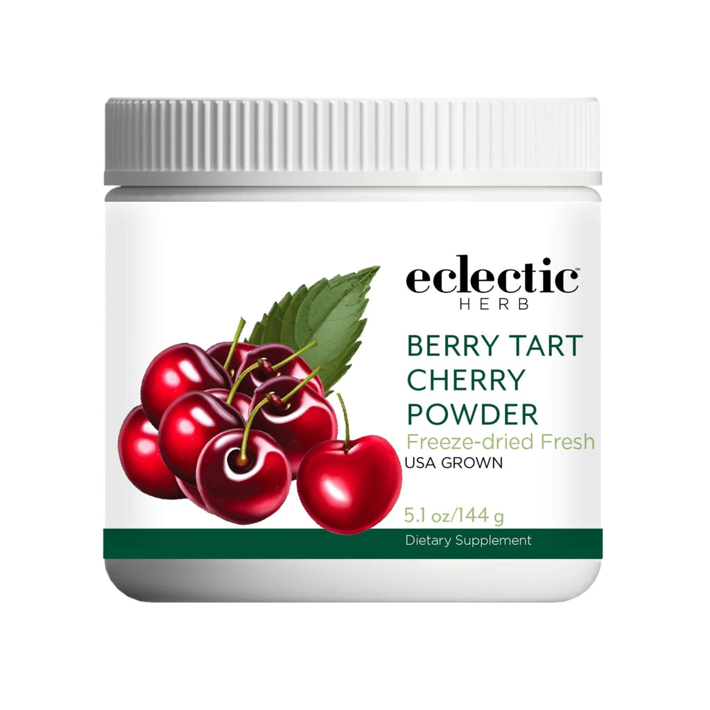 Eclectic Herb - Berry Tart Cherry Powder | Joint Support Supplement | Superfood Vitamin & Mineral Supplement | Freeze Dried, Vegan, Non-GMO, Gluten-Free (5.1 oz | 144 g) - TrustMedUSA