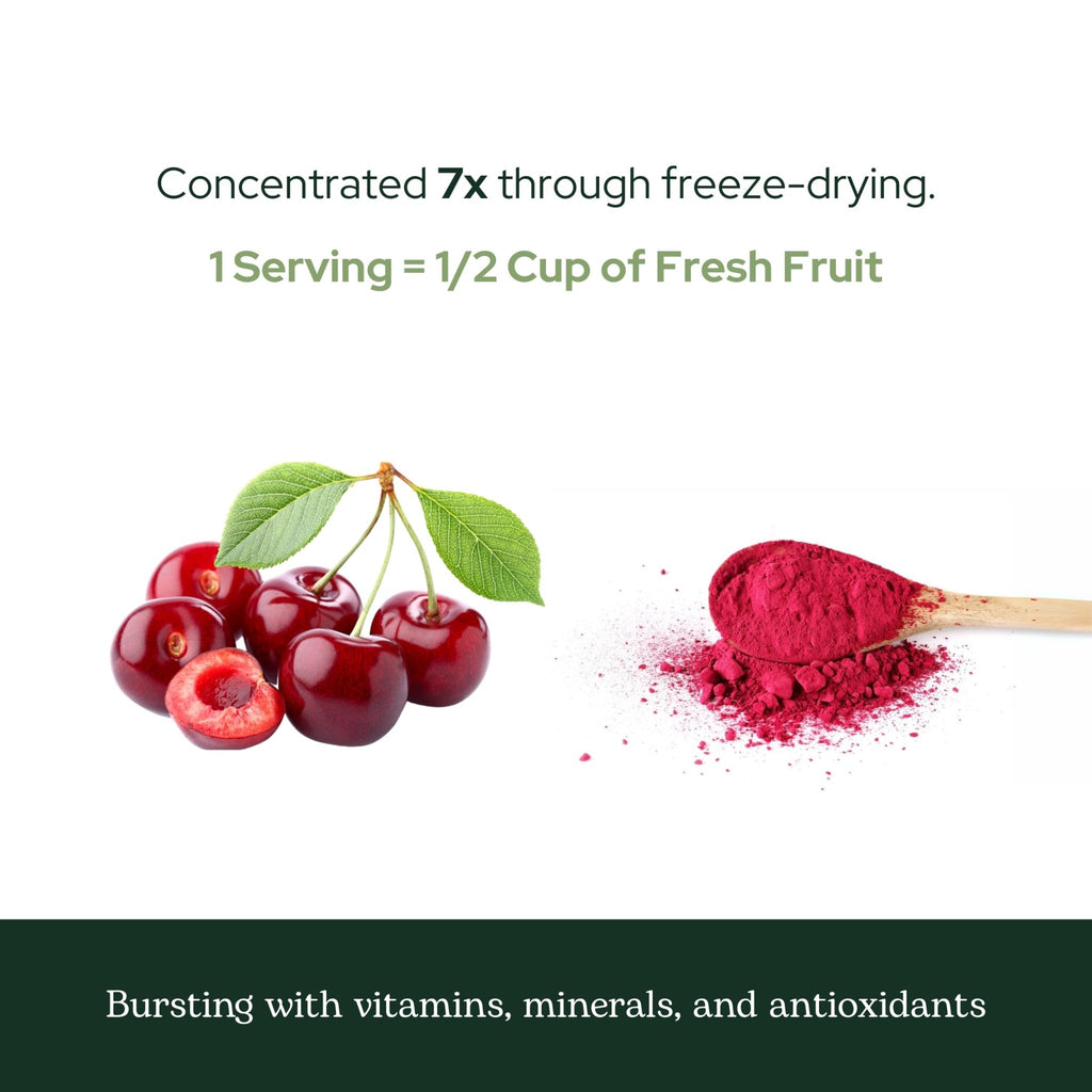 Eclectic Herb - Berry Tart Cherry Powder | Joint Support Supplement | Superfood Vitamin & Mineral Supplement | Freeze Dried, Vegan, Non-GMO, Gluten-Free (5.1 oz | 144 g) - TrustMedUSA