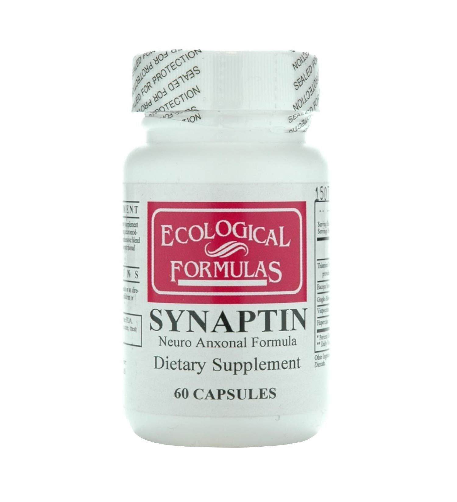 Ecological Formulas Synaptin Neuro Anxonal Formula, White, 60 Count - TrustMedUSA