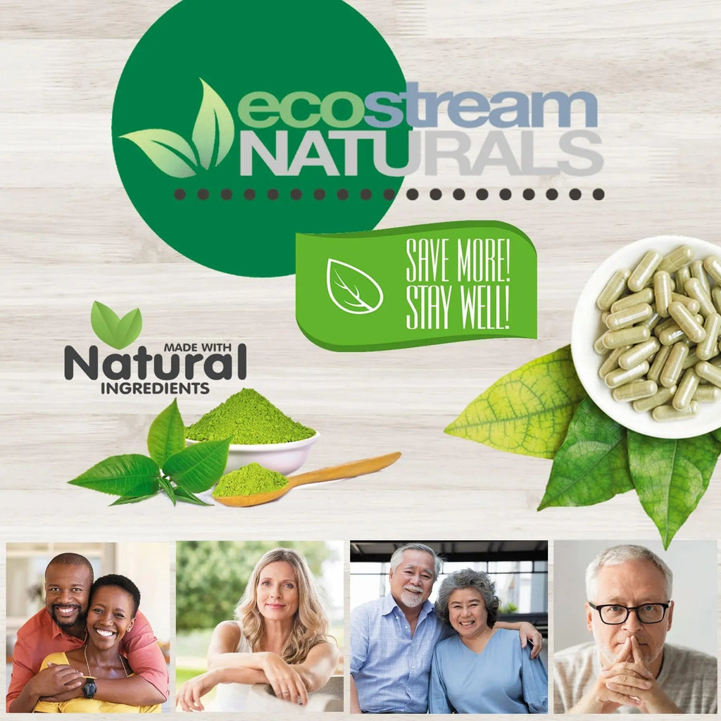 ecostream Naturals MAX 2650mg Nitric Oxide Booster L-Arginine - L-Citruline and Astragin - Time Release 2650 MAX Formula - TrustMedUSA