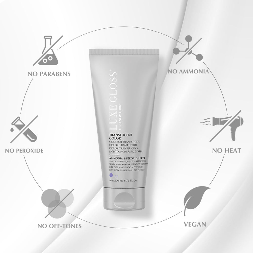 ECRU New York LUXE GLOSS Hair Gloss for Enhanced Color and Glass-Like Shine, Copper - TrustMedUSA
