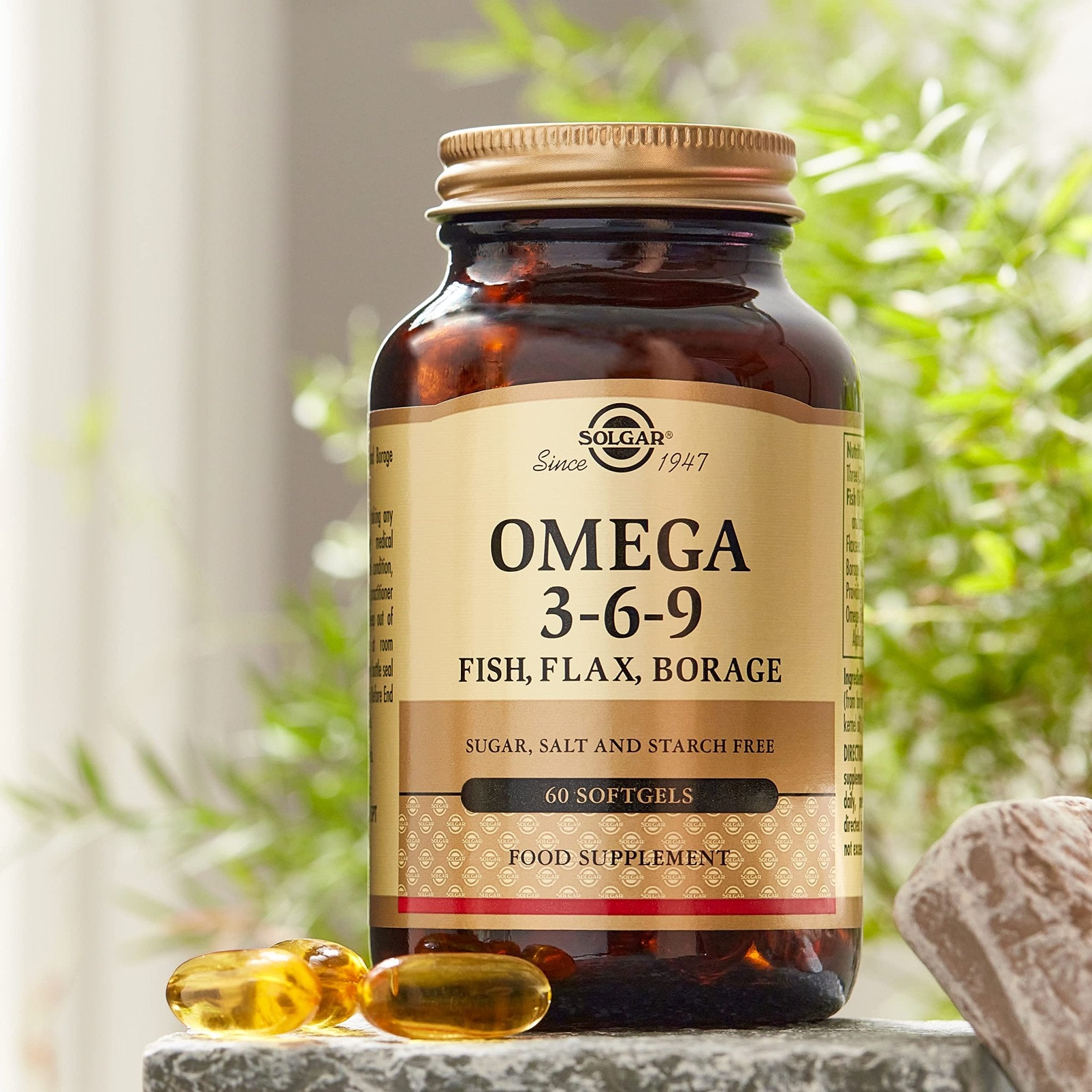 EFA 1300mg Omega 3-6-9 Solgar 60 Softgel - TrustMedUSA