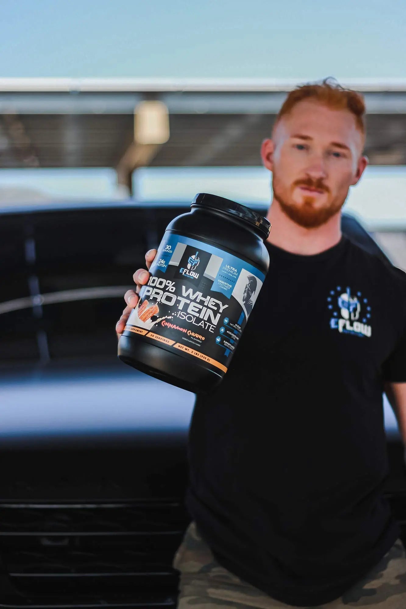 eFlow Nutrition 100% Whey Protein Isolate - Gluten & Lactose-Free Digestive Enzymes - TrustMedUSA