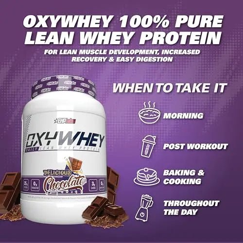 EHPlabs OxyWhey Whey Protein Isolate Powder - 25g of Whey Isolate Protein Powder - TrustMedUSA