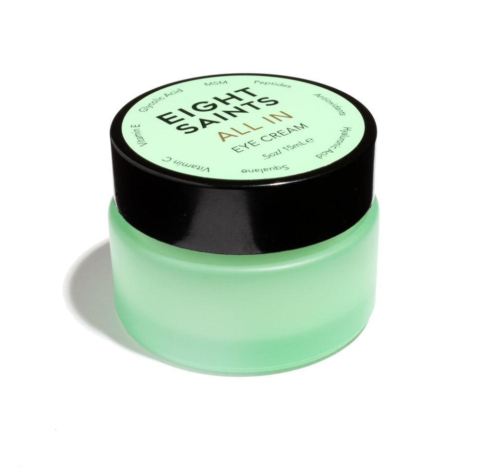 Eight Saints Skin Care All In Eye Cream, Natural and Organic Anti Aging Under Eye Cream to Reduce Puffiness, Wrinkles, and Under Eye Bags, Dark Circles Under Eye Treatment, 0.5 Ounces - TrustMedUSA