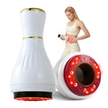 Electric Cupping Massager for Body with Suction, Microcurrent, Red Light & Heat, Lymphatic Drainage Massager, 12 Intensity Body Sculpting Machine, Cellulite Massage Tool for Arms Legs Waist Back-White - Maple Wellness Supplements