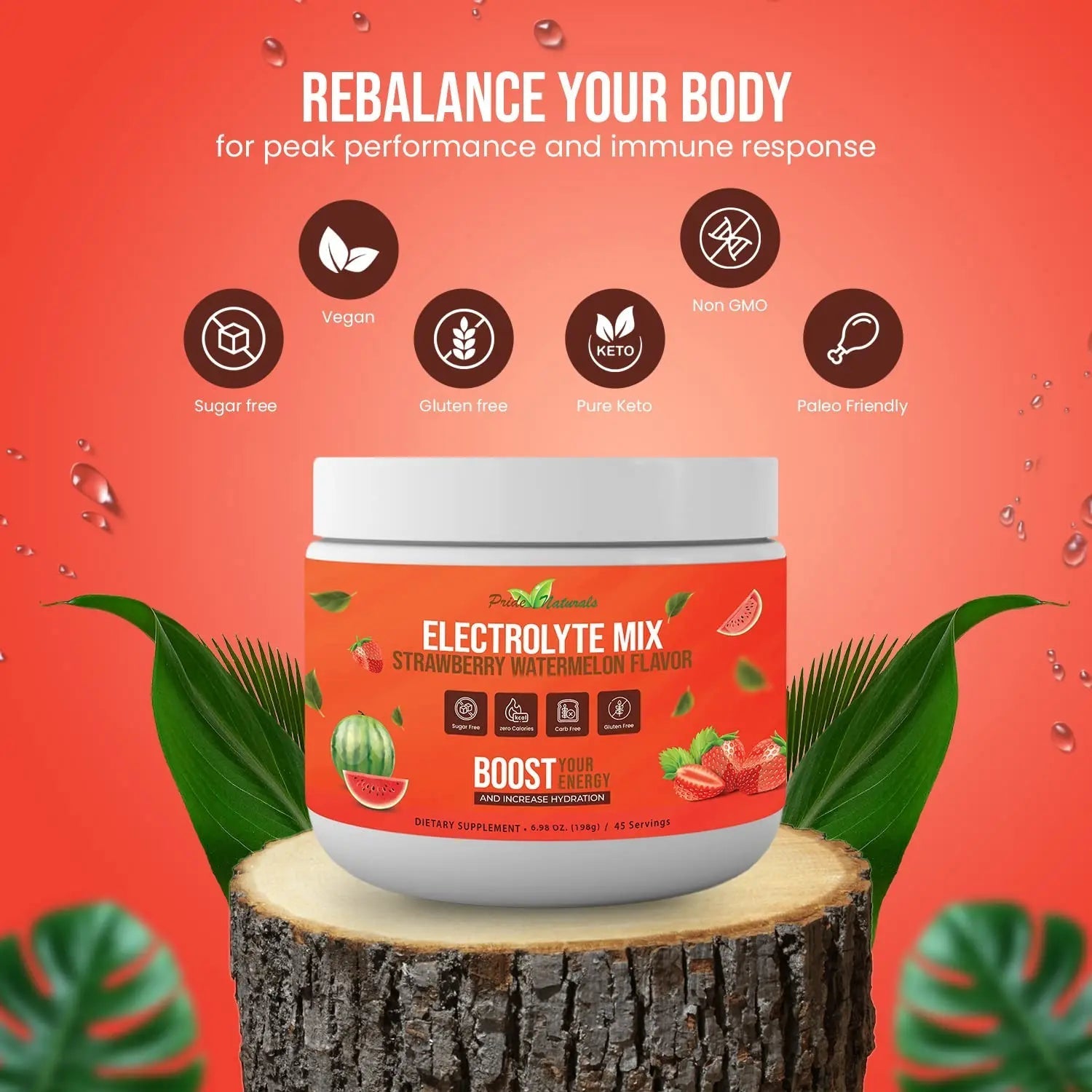 Electrolyte Powder - Refreshing Workout Recovery Electrolytes, Sugar Free, Gluten Free - TrustMedUSA