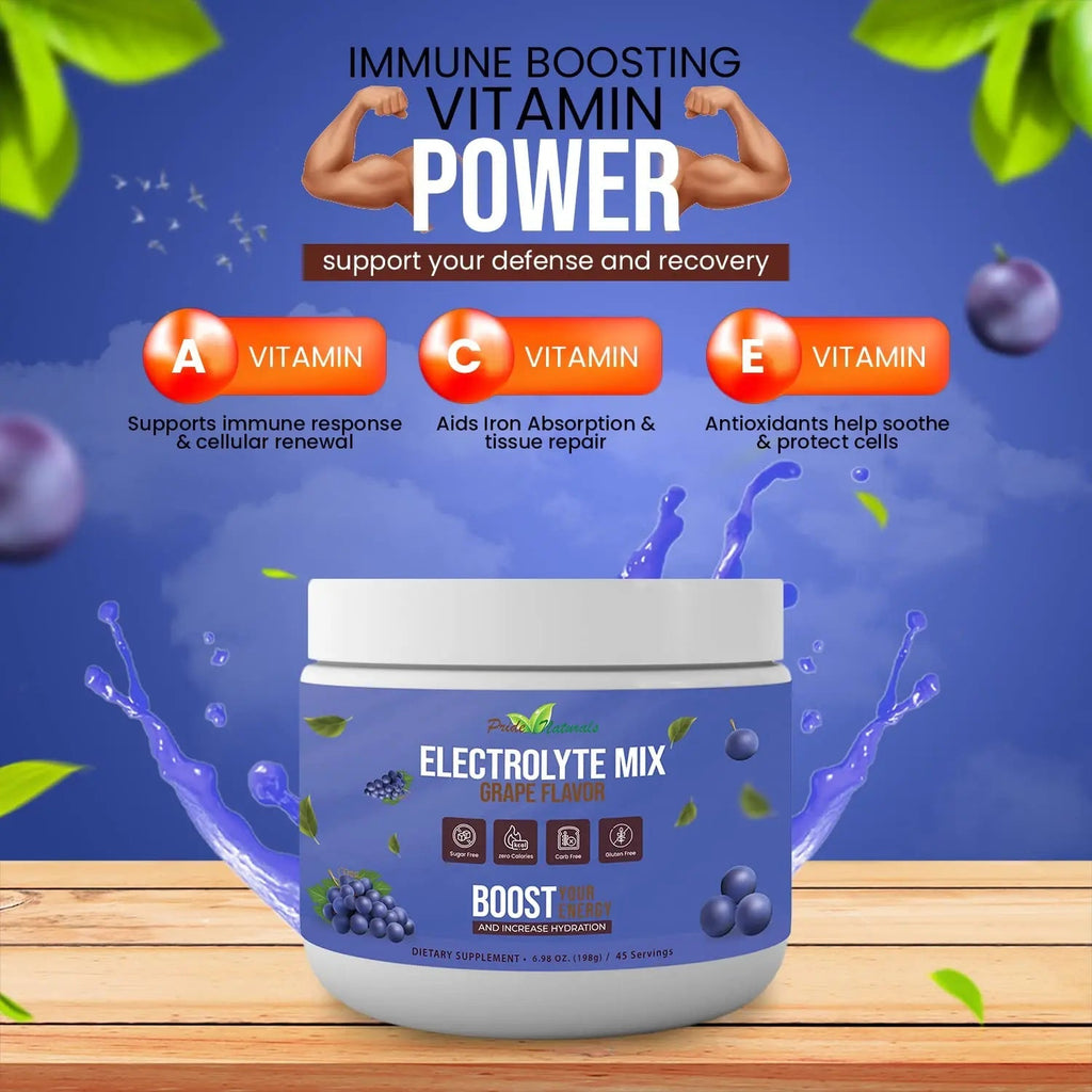Electrolyte Powder - Refreshing Workout Recovery Electrolytes, Sugar Free, Gluten Free - TrustMedUSA
