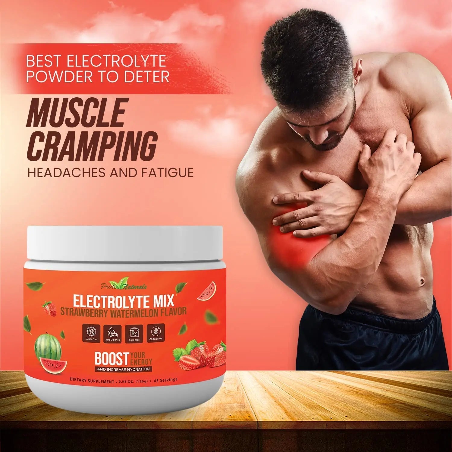 Electrolyte Powder - Refreshing Workout Recovery Electrolytes, Sugar Free, Gluten Free - TrustMedUSA