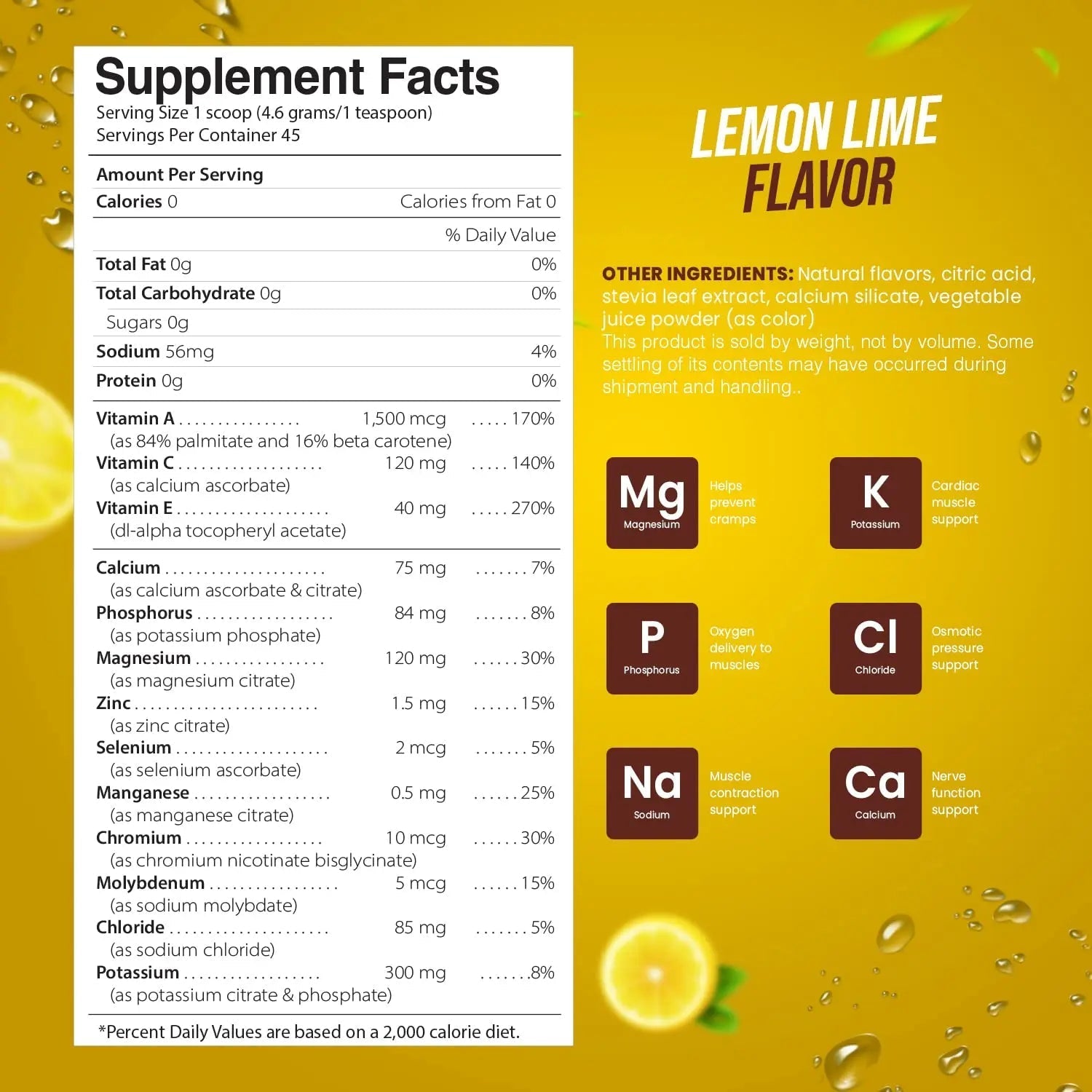 Electrolyte Powder - Refreshing Workout Recovery Electrolytes, Sugar Free, Gluten Free - TrustMedUSA