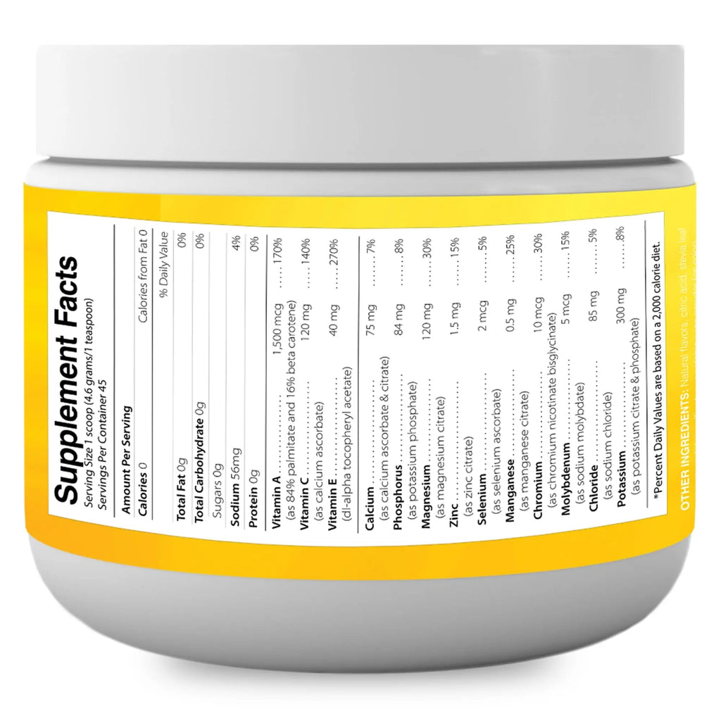 Electrolyte Powder - Refreshing Workout Recovery Electrolytes, Sugar Free, Gluten Free - TrustMedUSA