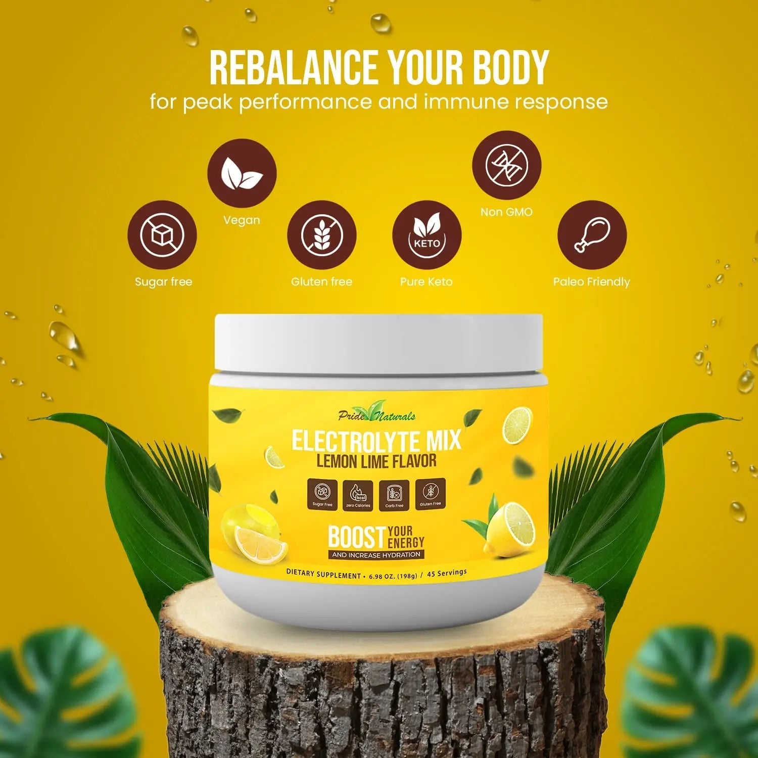 Electrolyte Powder - Refreshing Workout Recovery Electrolytes, Sugar Free, Gluten Free - TrustMedUSA