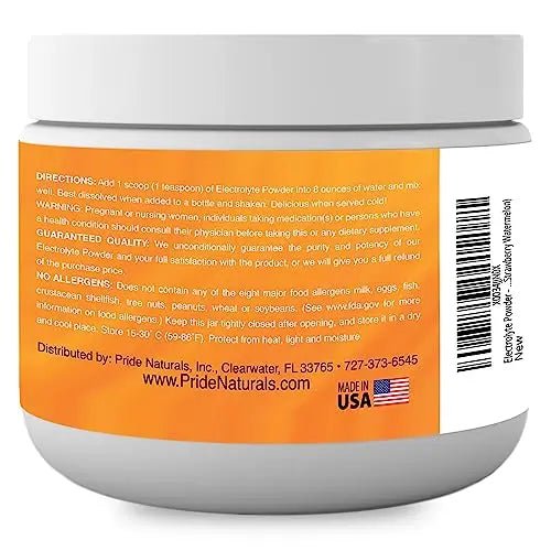 Electrolyte Powder - Refreshing Workout Recovery Electrolytes, Sugar Free, Gluten Free - TrustMedUSA