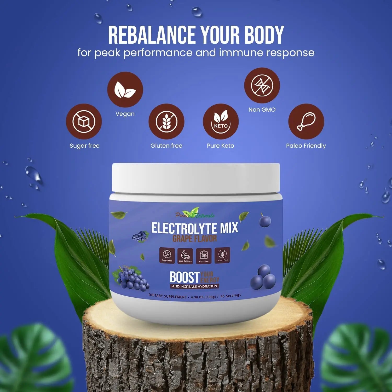 Electrolyte Powder - Refreshing Workout Recovery Electrolytes, Sugar Free, Gluten Free - TrustMedUSA
