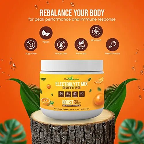 Electrolyte Powder - Refreshing Workout Recovery Electrolytes, Sugar Free, Gluten Free - TrustMedUSA