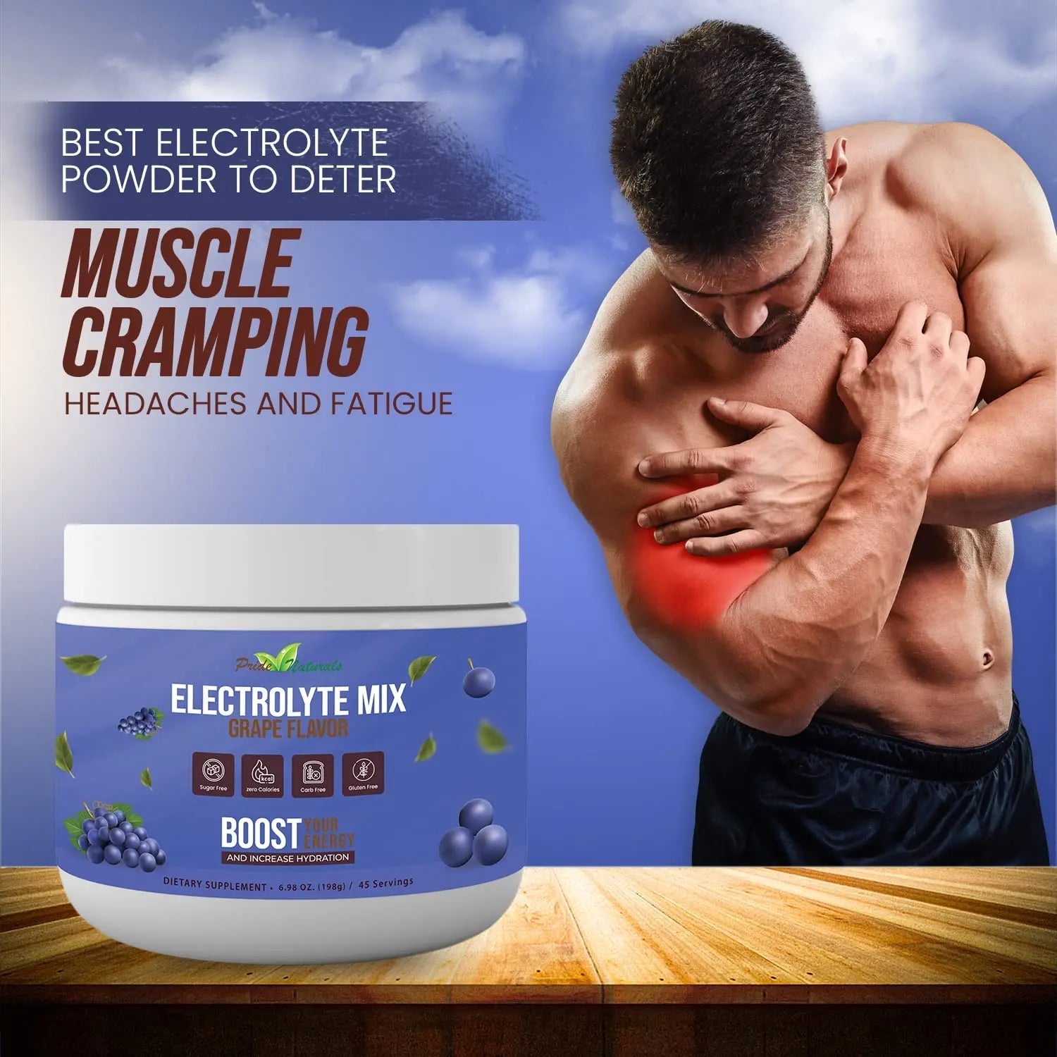 Electrolyte Powder - Refreshing Workout Recovery Electrolytes, Sugar Free, Gluten Free - TrustMedUSA
