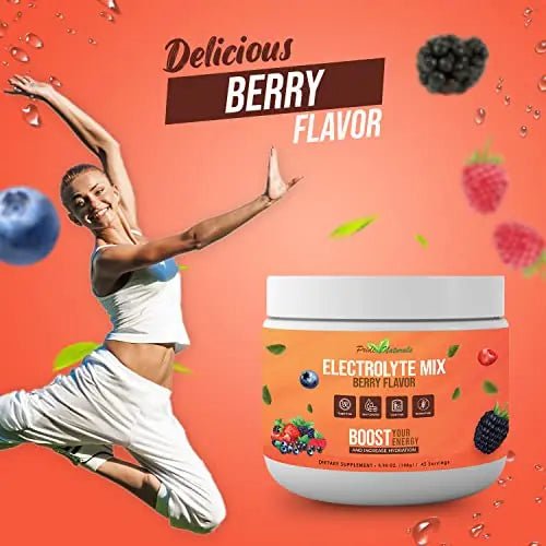 Electrolyte Powder - Refreshing Workout Recovery Electrolytes, Sugar Free, Gluten Free - TrustMedUSA