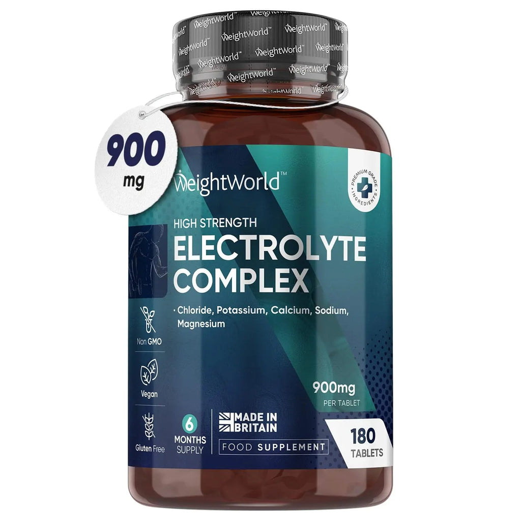 Electrolyte Tablets - 6 Months Supply - 180 Vegan Tablets with Sodium, Magnesium - TrustMedUSA