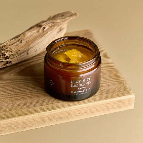 Elemental Herbology Muscle Melt Body Balm 1.7 fl oz – Warming with Ginger, Ho Wood & Turmeric – Comforting Botanical Treatment for Massage & Post-Activity Relaxation - TrustMedUSA
