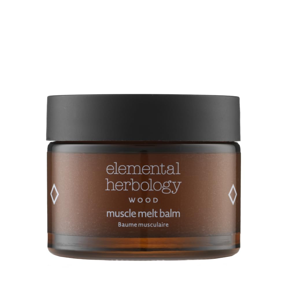 Elemental Herbology Muscle Melt Body Balm 1.7 fl oz – Warming with Ginger, Ho Wood & Turmeric – Comforting Botanical Treatment for Massage & Post-Activity Relaxation - TrustMedUSA