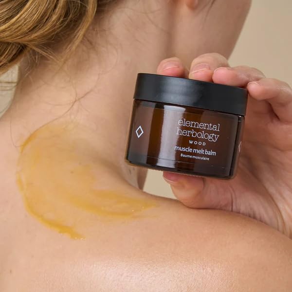 Elemental Herbology Muscle Melt Body Balm 1.7 fl oz – Warming with Ginger, Ho Wood & Turmeric – Comforting Botanical Treatment for Massage & Post-Activity Relaxation - TrustMedUSA