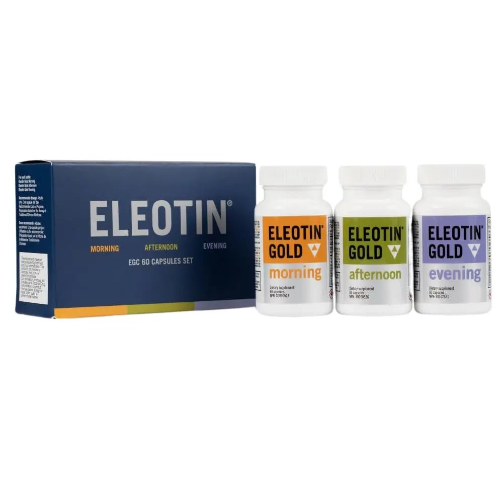 Eleotin Gold Capsules Value Pack Set for Balanced Metabolic Health | Healthy Circulation | Premium Herbal Ingredients | 3 Bottles of Different Formula | 60 Capsules Each - TrustMedUSA