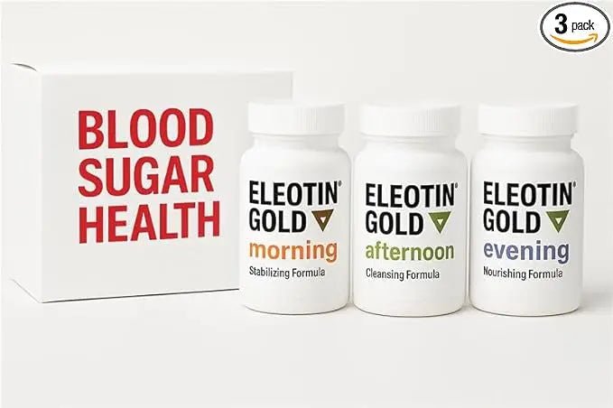 Eleotin Gold Capsules Value Pack Set for Balanced Metabolic Health | Healthy Circulation | Premium Herbal Ingredients | 3 Bottles of Different Formula | 60 Capsules Each - TrustMedUSA