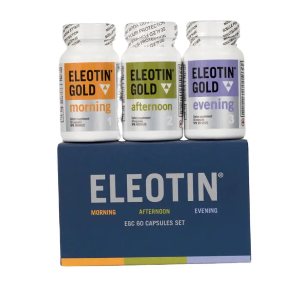 Eleotin Gold Capsules Value Pack Set for Balanced Metabolic Health | Healthy Circulation | Premium Herbal Ingredients | 3 Bottles of Different Formula | 60 Capsules Each - TrustMedUSA