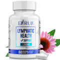 ELERULE Lymphatic Support Supplement, Lymphatic Drainage Supplements with with Dandelion, Burdock, Echinacea, Lemon & More, Lymph System Support for Men and Women – 60 Capsules - Maple Wellness Supplements