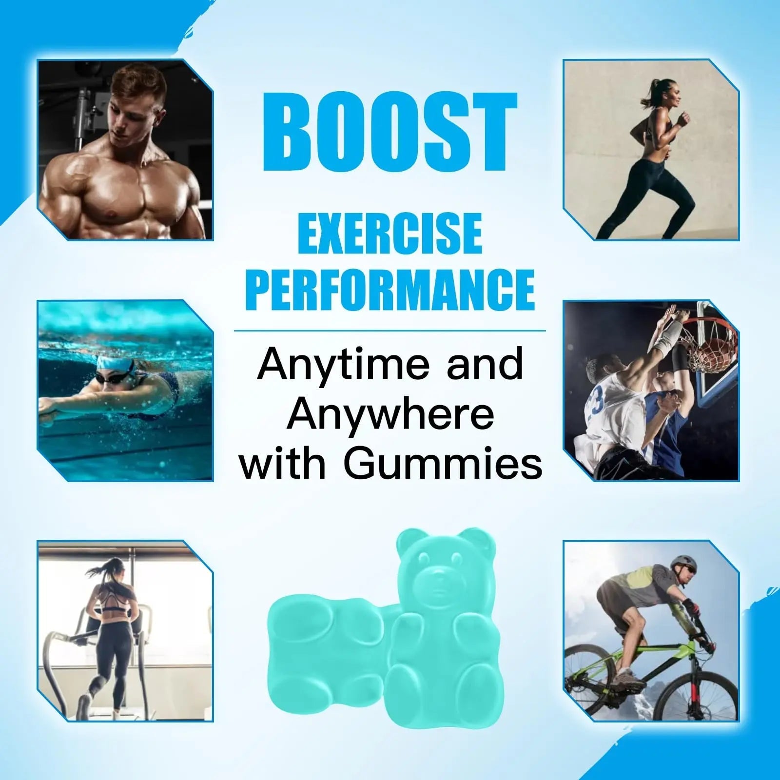 ElevateLife Creatine Monohydrate Gummies 5000mg for Men & Women, Chewables - TrustMedUSA