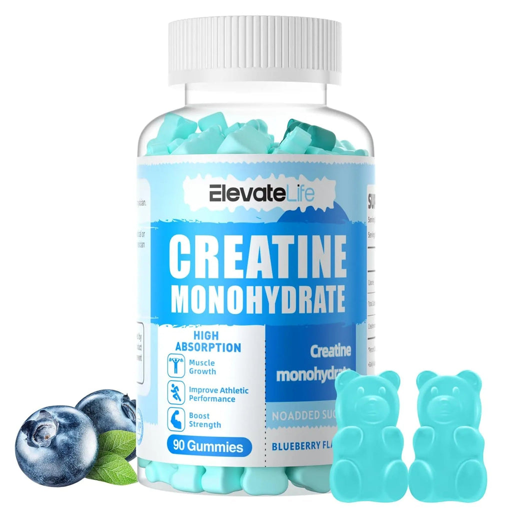 ElevateLife Creatine Monohydrate Gummies 5000mg for Men & Women, Chewables - TrustMedUSA