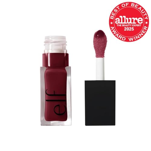 e.l.f. Glow Reviver Lip Oil, Nourishing Tinted Lip Oil For A High-shine Finish, Infused With Jojoba Oil, Vegan & Cruelty-free, Jam Session - TrustMedUSA