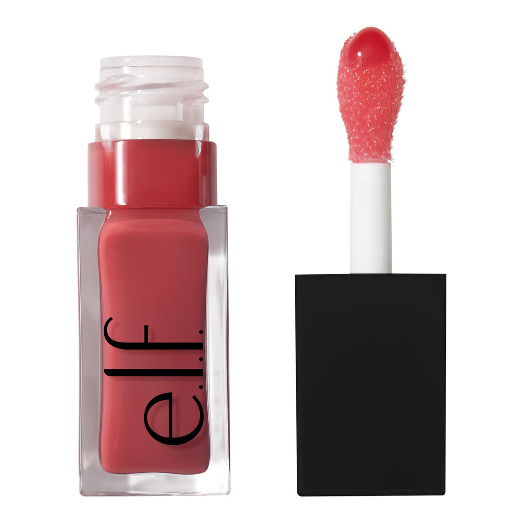 e.l.f. Glow Reviver Lip Oil, Nourishing Tinted Lip Oil For A High-shine Finish, Infused With Jojoba Oil, Vegan & Cruelty-free, Rose Envy - TrustMedUSA