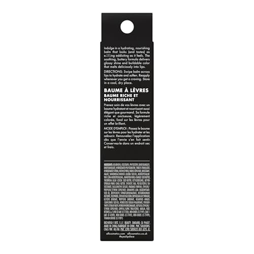 e.l.f. Glow Reviver Melting Lip Balm, Hydrating Tinted Lip Balm For A Glossy Finish & Soft, Supple Lips, Vegan & Cruelty-Free, Blackberry Sorbet - TrustMedUSA