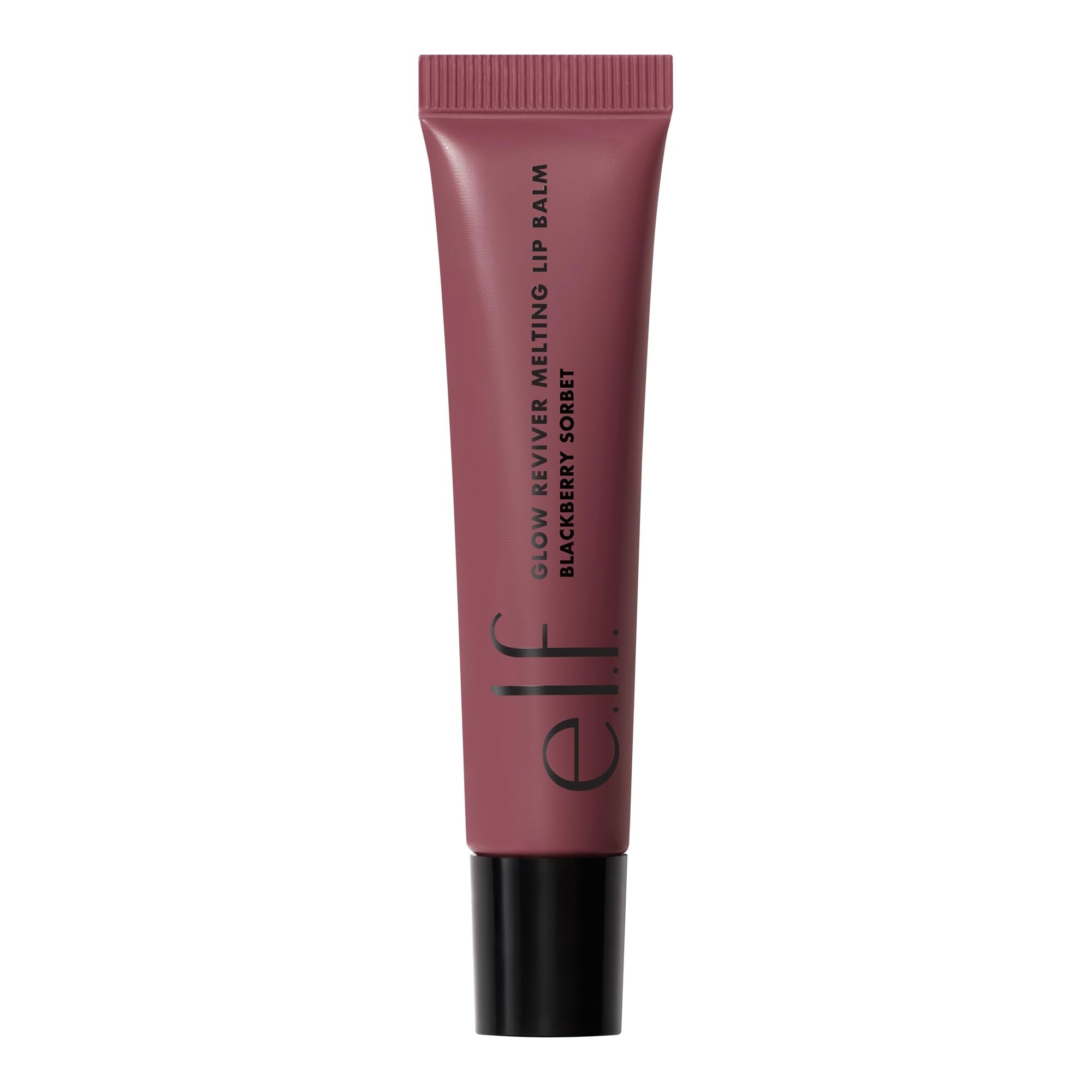 e.l.f. Glow Reviver Melting Lip Balm, Hydrating Tinted Lip Balm For A Glossy Finish & Soft, Supple Lips, Vegan & Cruelty-Free, Blackberry Sorbet - TrustMedUSA