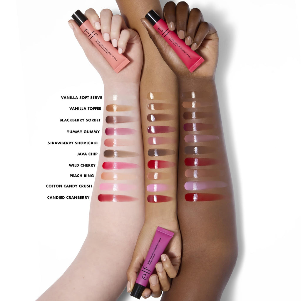e.l.f. Glow Reviver Melting Lip Balm, Hydrating Tinted Lip Balm For A Glossy Finish & Soft, Supple Lips, Vegan & Cruelty-Free, Blackberry Sorbet - TrustMedUSA