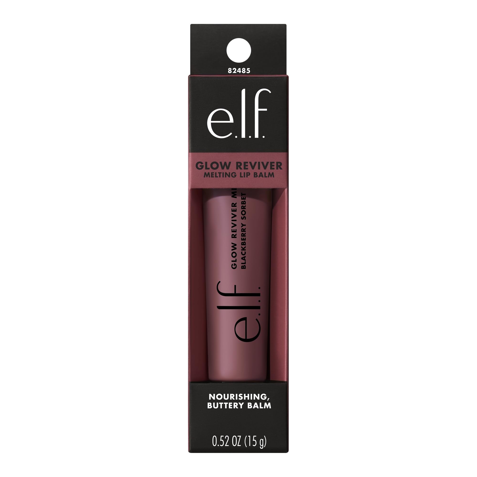 e.l.f. Glow Reviver Melting Lip Balm, Hydrating Tinted Lip Balm For A Glossy Finish & Soft, Supple Lips, Vegan & Cruelty-Free, Blackberry Sorbet - TrustMedUSA