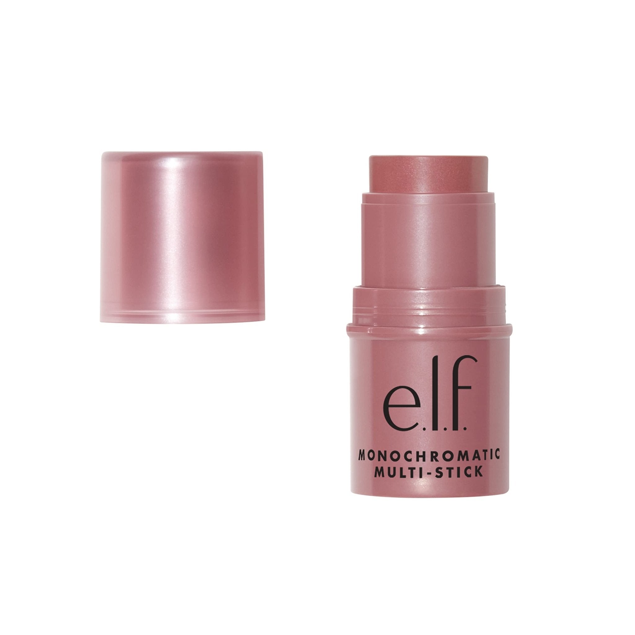 e.l.f., Monochromatic Multi Stick, Creamy, Lightweight, Versatile, Luxurious, Adds Shimmer, Easy To Use On The Go, Blends Effortlessly, Sparkling Rose, 0.17 Oz - TrustMedUSA