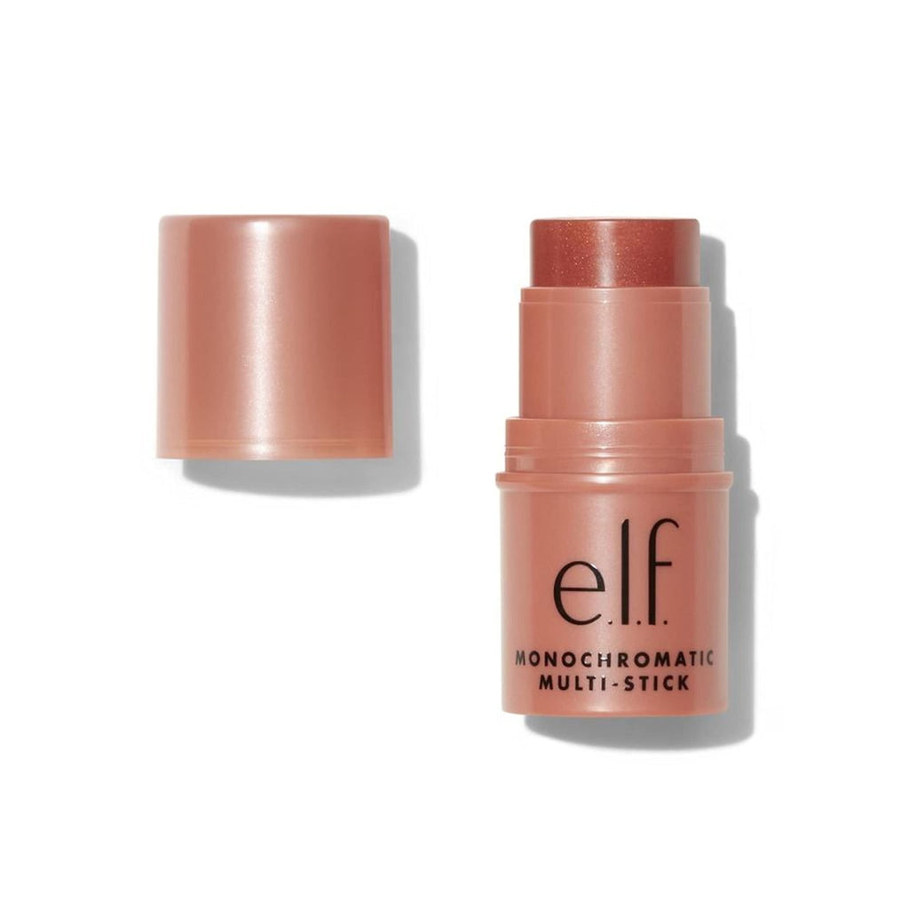 e.l.f. Monochromatic Multi Stick, Travel-Sized Luxuriously Creamy & Blendable Color For Eyes, Lips & Cheeks, Vegan & Cruelty-Free, Bronzed Cherry, 0.17 Oz - TrustMedUSA