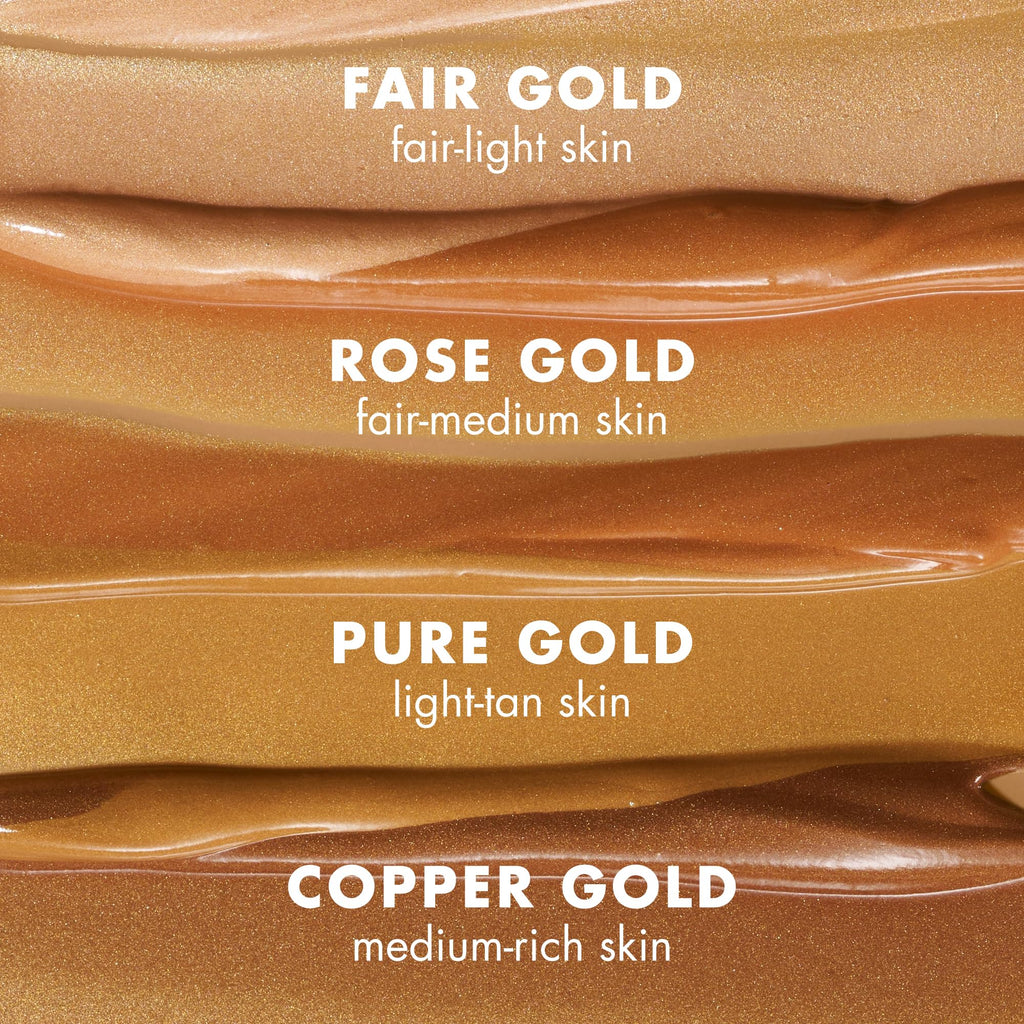e.l.f. SKIN Bronzing Drops, Liquid Bronzer For Face & Skin, Creates A Sun-Kissed Glow, Infused With Vitamin E, Vegan & Cruelty-Free, Pure Gold - TrustMedUSA