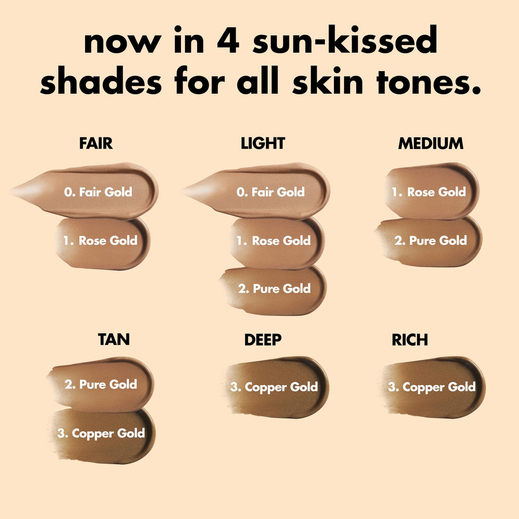 e.l.f. SKIN Bronzing Drops, Liquid Bronzer For Face & Skin, Creates A Sun-Kissed Glow, Infused With Vitamin E, Vegan & Cruelty-Free, Pure Gold - TrustMedUSA