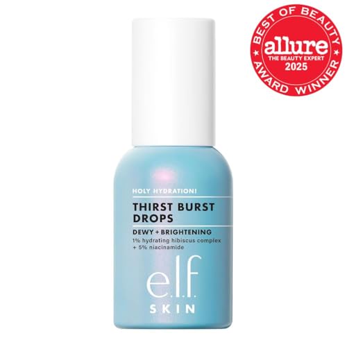 e.l.f. SKIN Holy Hydration! Thirst Burst Drops, Serum For A Radiant Complexion Instantly & Over Time - TrustMedUSA