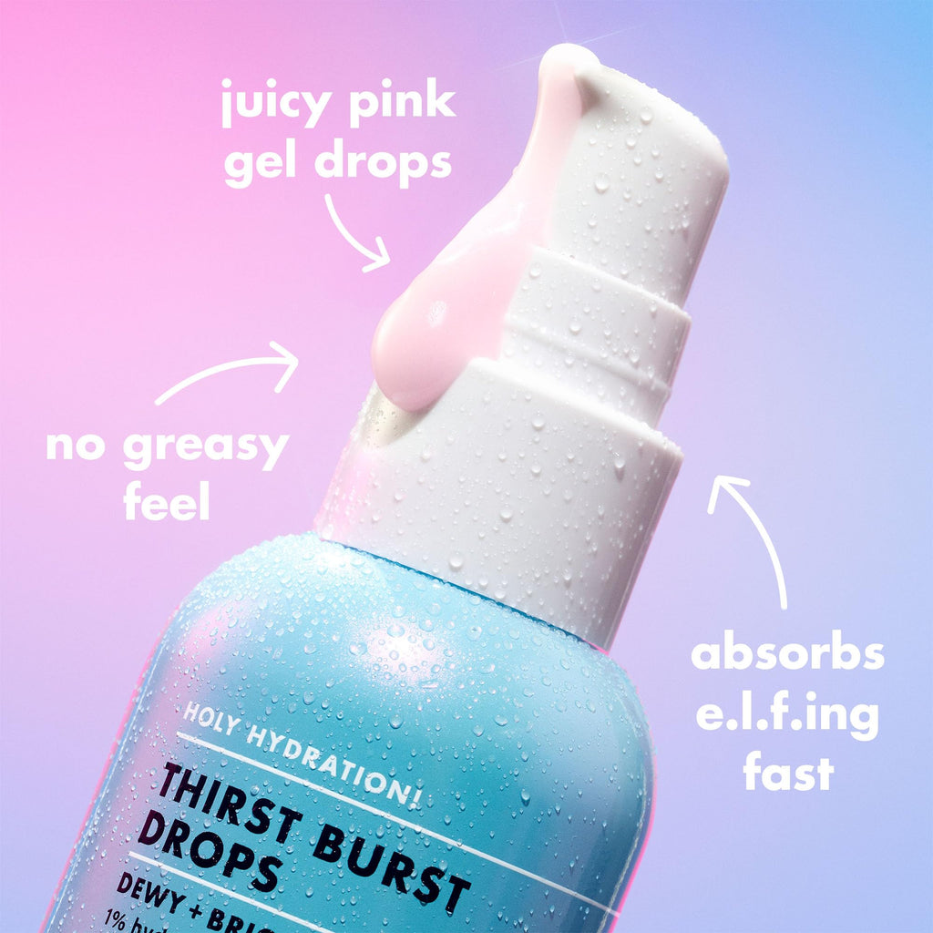 e.l.f. SKIN Holy Hydration! Thirst Burst Drops, Serum For A Radiant Complexion Instantly & Over Time - TrustMedUSA