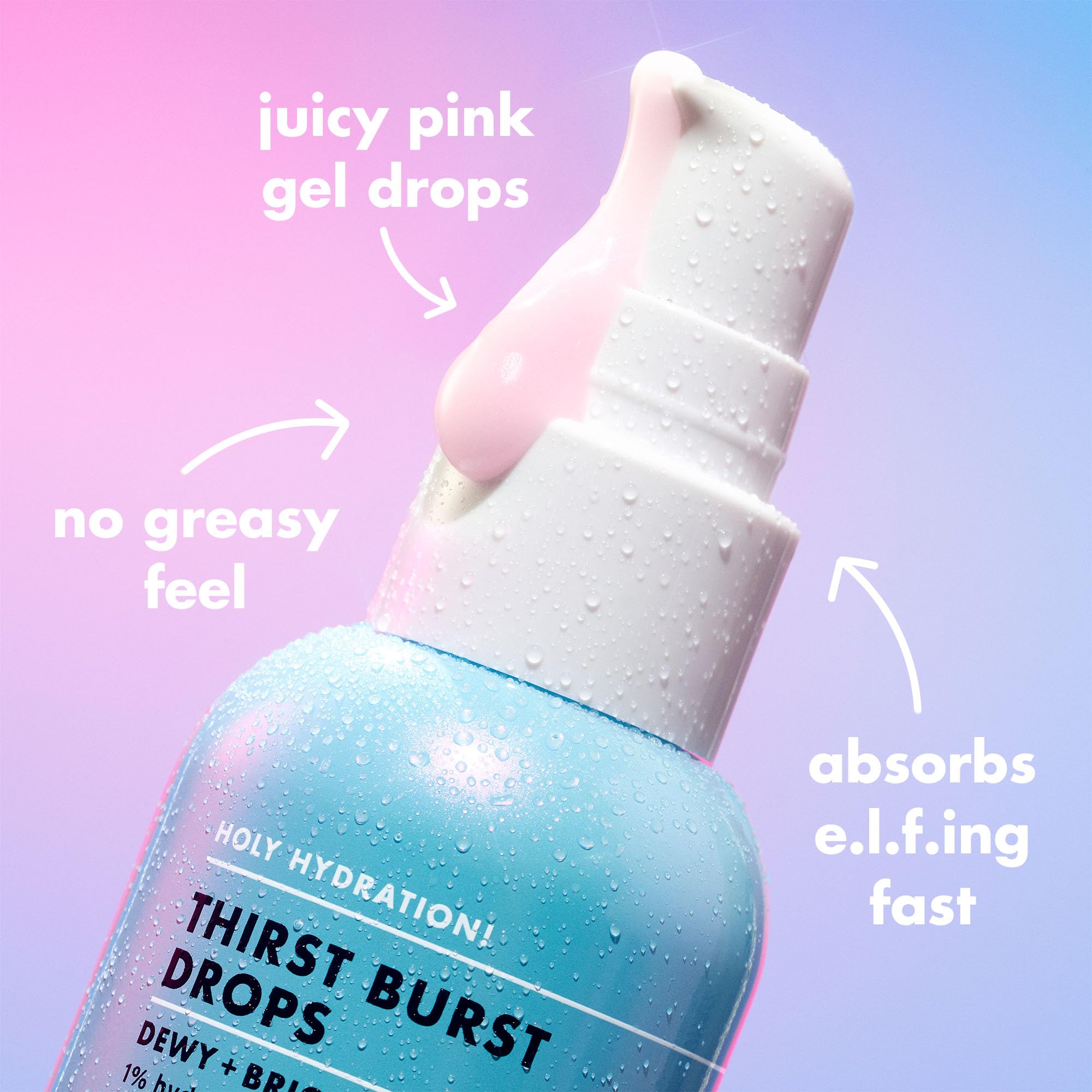 e.l.f. SKIN Holy Hydration! Thirst Burst Drops, Serum For A Radiant Complexion Instantly & Over Time - TrustMedUSA