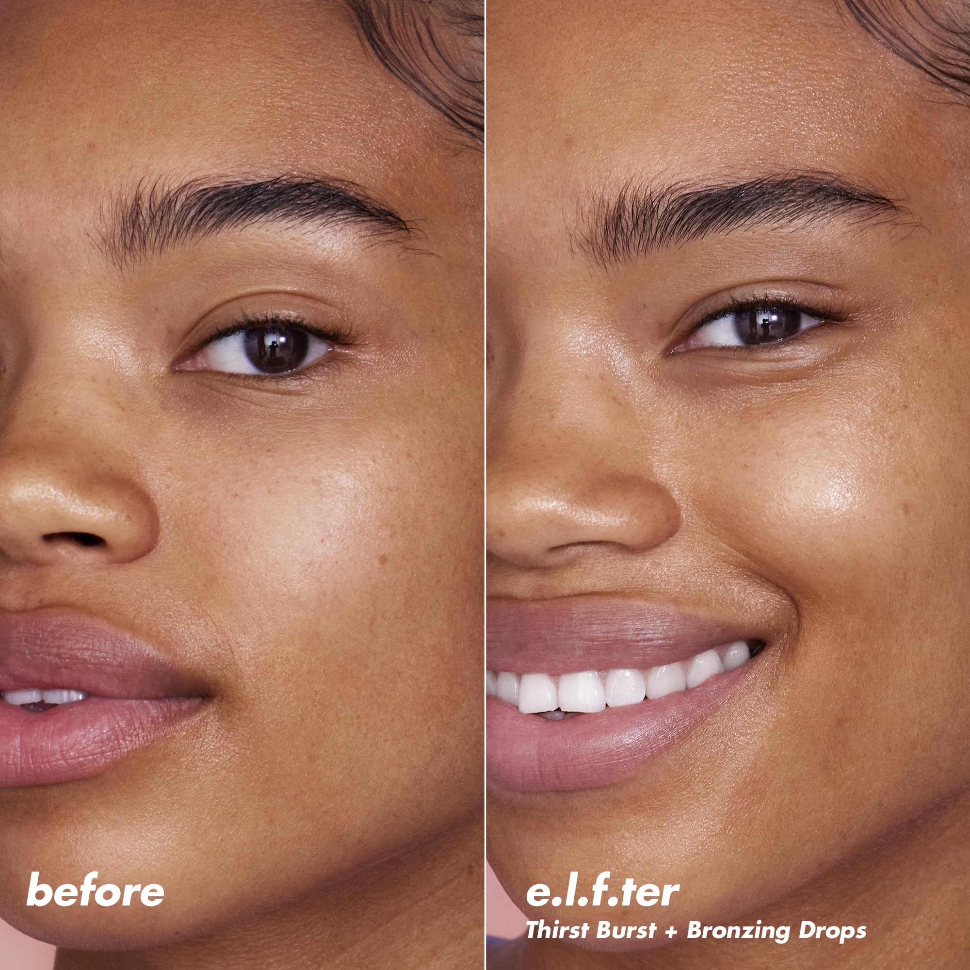 e.l.f. SKIN The Hottest Drops Duo, Holy Hydration! Thirst Burst & Bronzing Skincare Set, For A Dewy, Sun-Kissed Look, Vegan & Cruelty-Free - TrustMedUSA