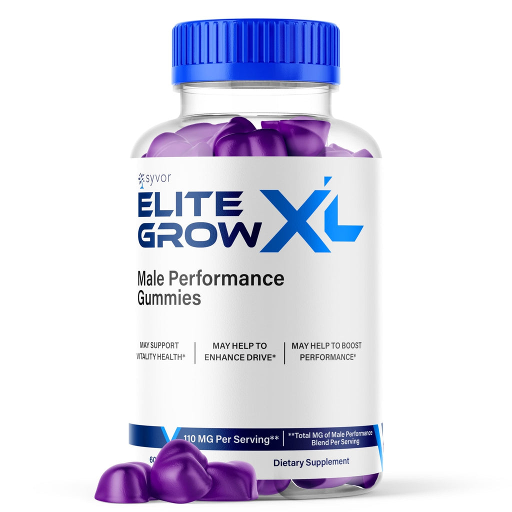 Elite Grow XL Gummies, Elite GrowXL Maximum Strength Gummy Supplement, Elite Grow X L All Natural Advanced Formula Gummys Chewable Vitamin EliteGrow Delicious Premium Once Daily Gummes (60 Gummies) - TrustMedUSA