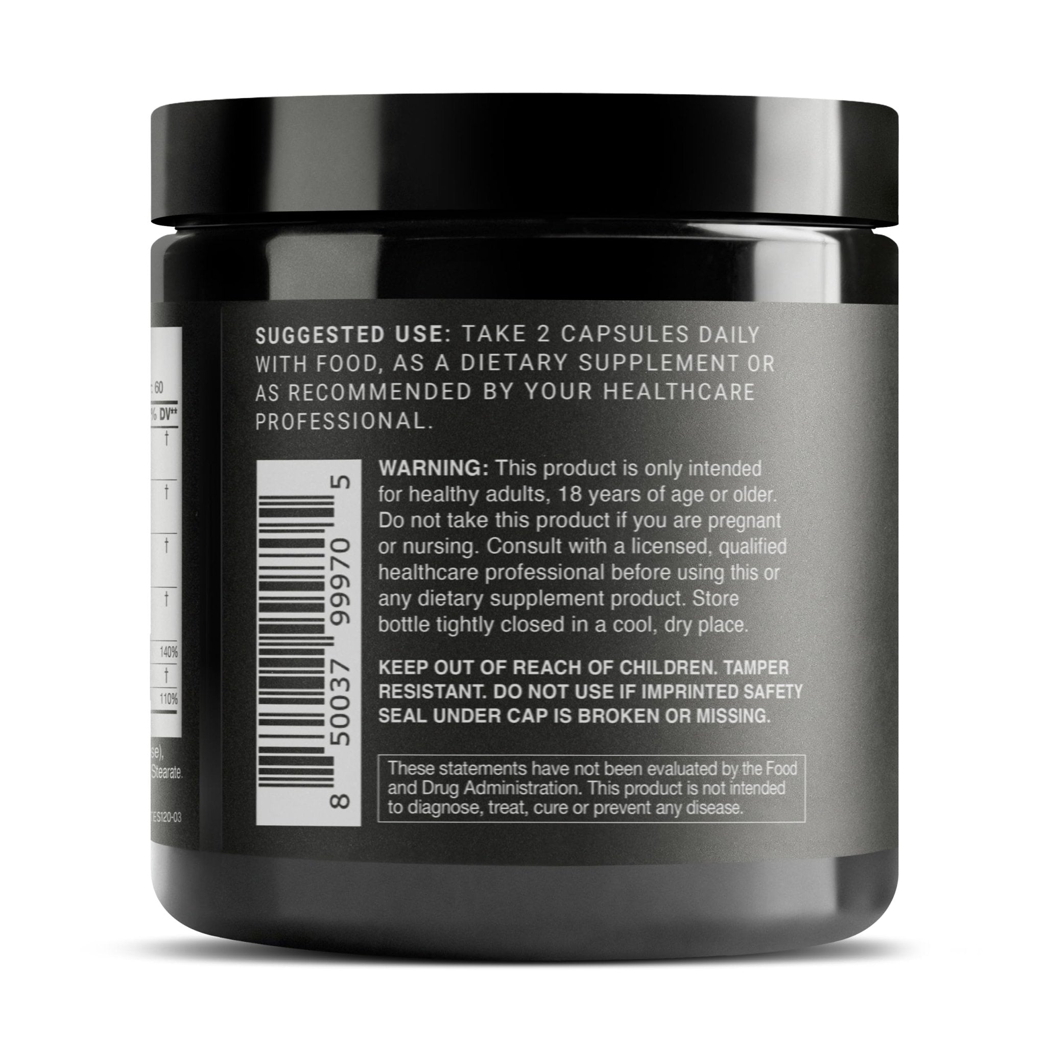 Elite T Formula - Ultra High Potency 200:1 Tongkat Ali, 30:1 Fadogia & 25% Withanolides Ashwagandha - Tribulus with 95% Saponins, Zinc, Boron & Copper - Third-Party Lab Tested - 120 Capsules - Maple Wellness Supplements