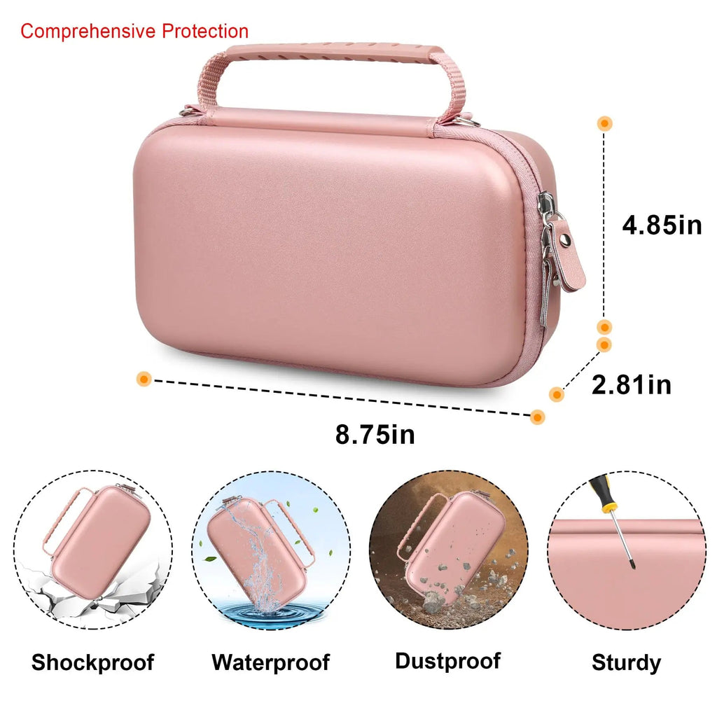 Elonbo Carrying Case Compatible with Portable Handheld Inhaler Nebulizer Machine - TrustMedUSA